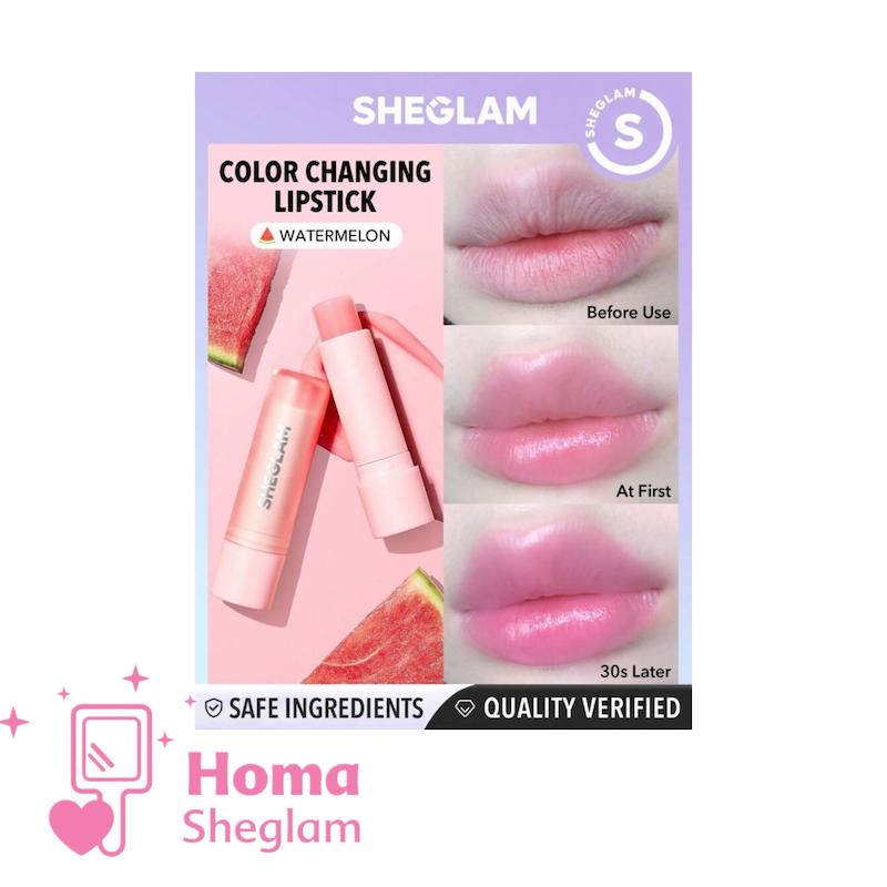  بالم لب تغییر رنگ‌دهنده شیگلم مدل  SHEGLAM Pout Phresh ( رنگ هندوانه)