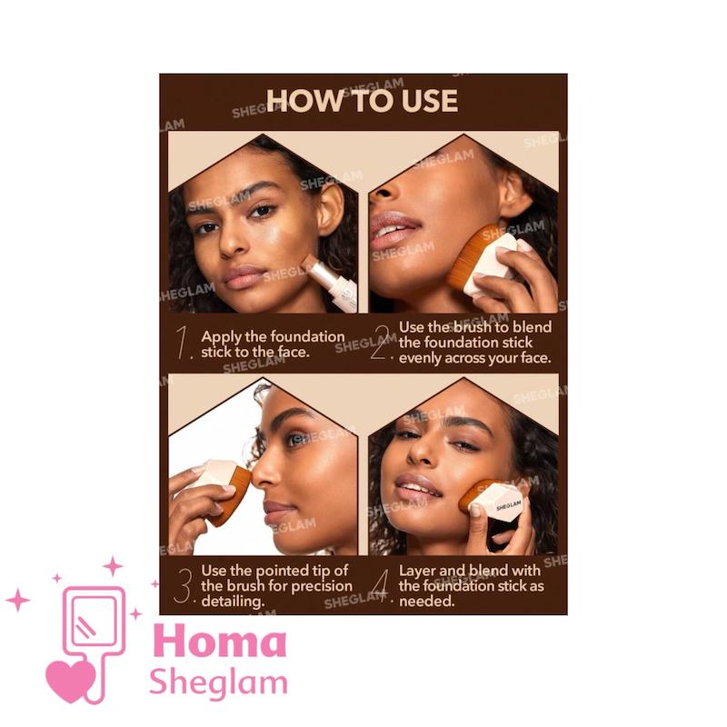 براش کرم پودر مگنتی شیگلم Sheglam