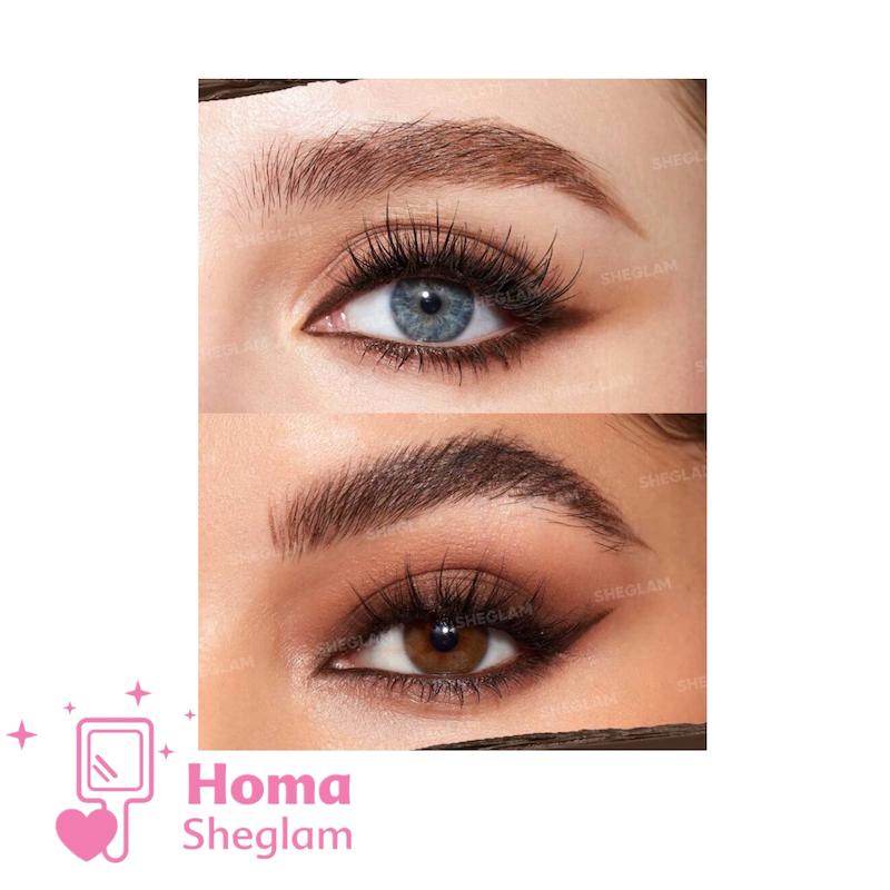 خط چشم ژله‌ای کاسه‌ای شیگلم رنگ قهوه‌ای 