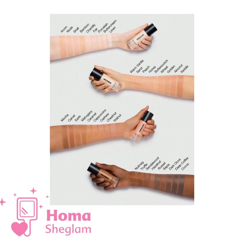 کرم پودر شیگلم پوست چرب و مختلط رنگ Buttercream 