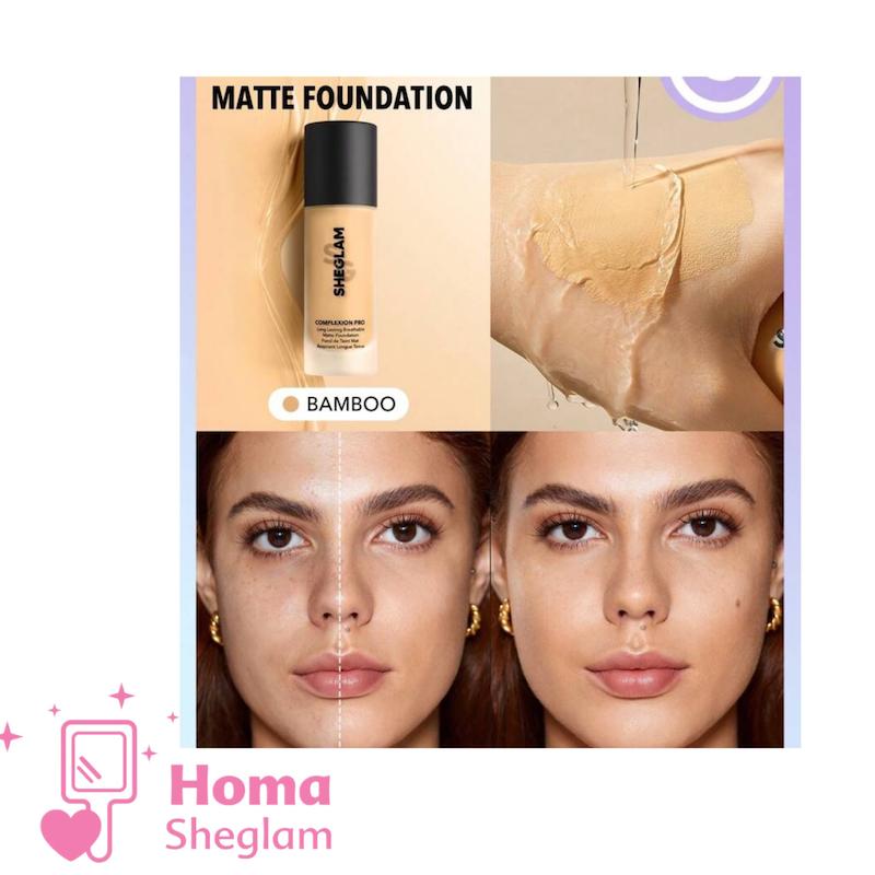 کرم پودر شیگلم پوست چرب و مختلط رنگ Bamboo
