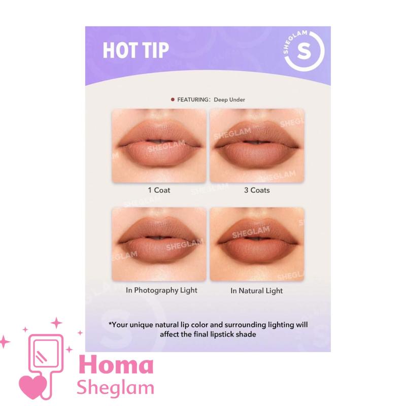 رژلب استارلایت شیگلم رنگ Heart beat