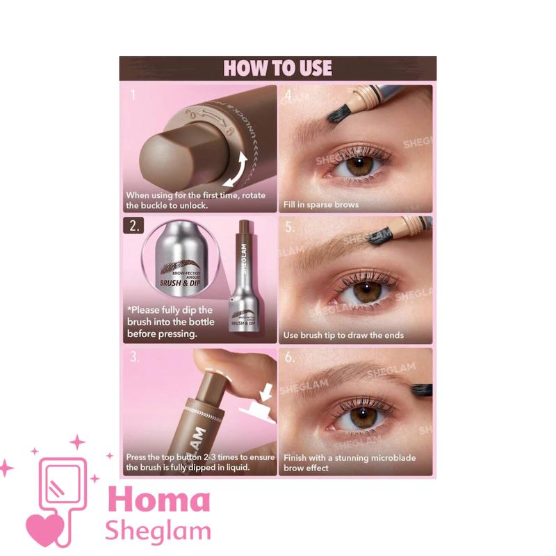 هاشور ابرو شیگلم Brow Fection رنگ Truffle 