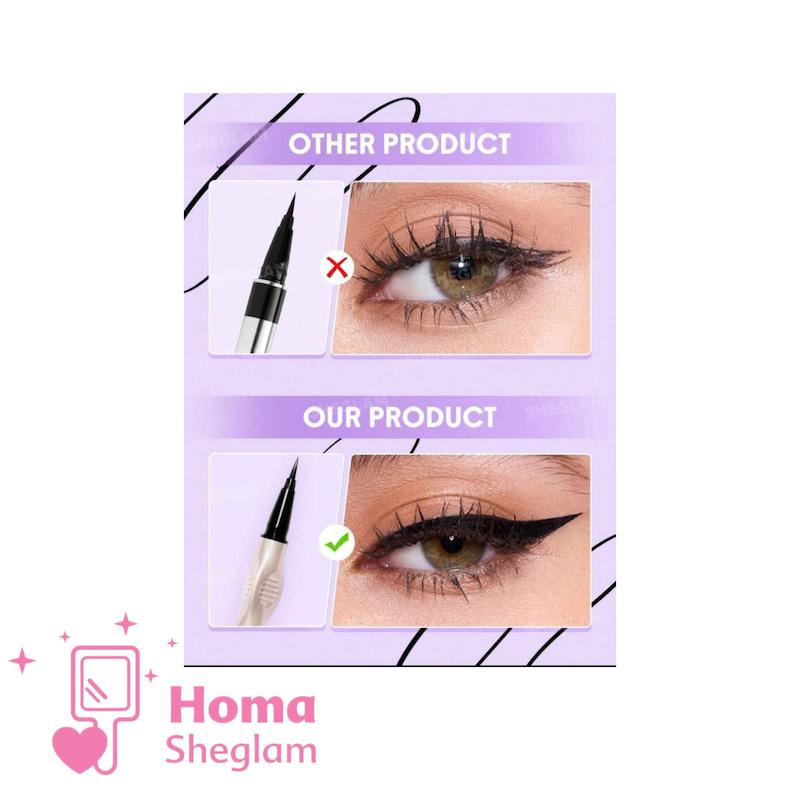 خط چشم مایع شیگلم – SHEGLAM Glide Control Liquid Eyeliner