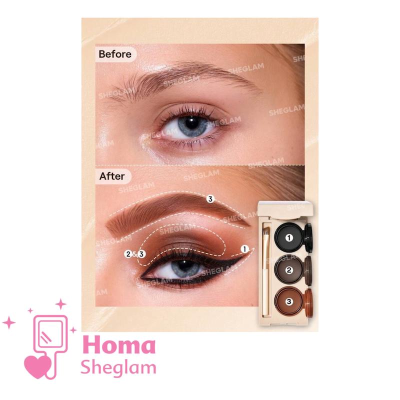 خط چشم و سایه چشم و ابرو Streamline Brow & Eyeliner شیگلم