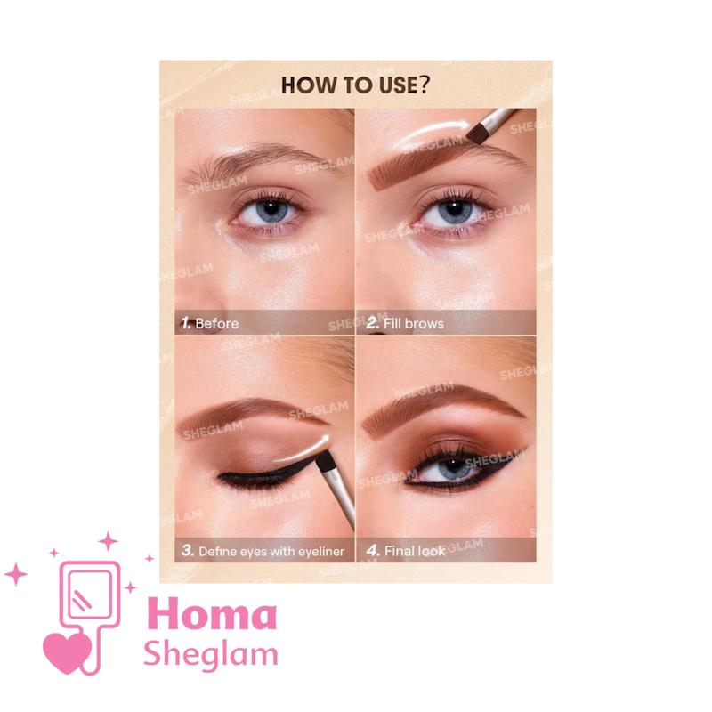 خط چشم و سایه چشم و ابرو Streamline Brow & Eyeliner شیگلم