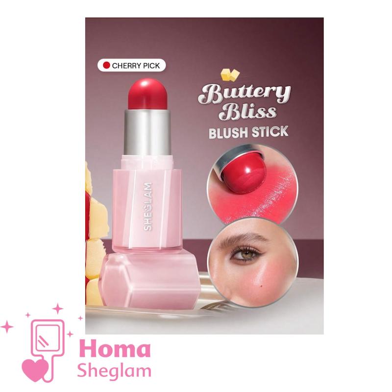 رژگونه استیکی کرمی شیگلم مدل Buttery Bliss رنگ Cherry Pick