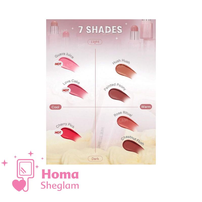 رژگونه استیکی کرمی شیگلم مدل Buttery Bliss رنگ Cherry Pick