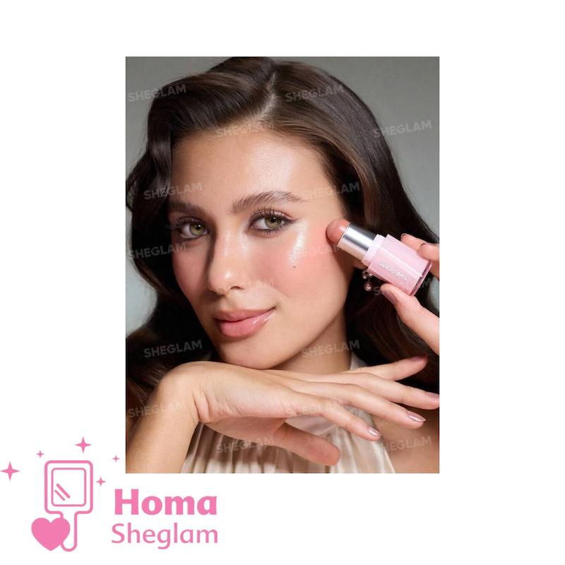 رژگونه استیکی کرمی شیگلم مدل Buttery Bliss رنگ Hush Hush