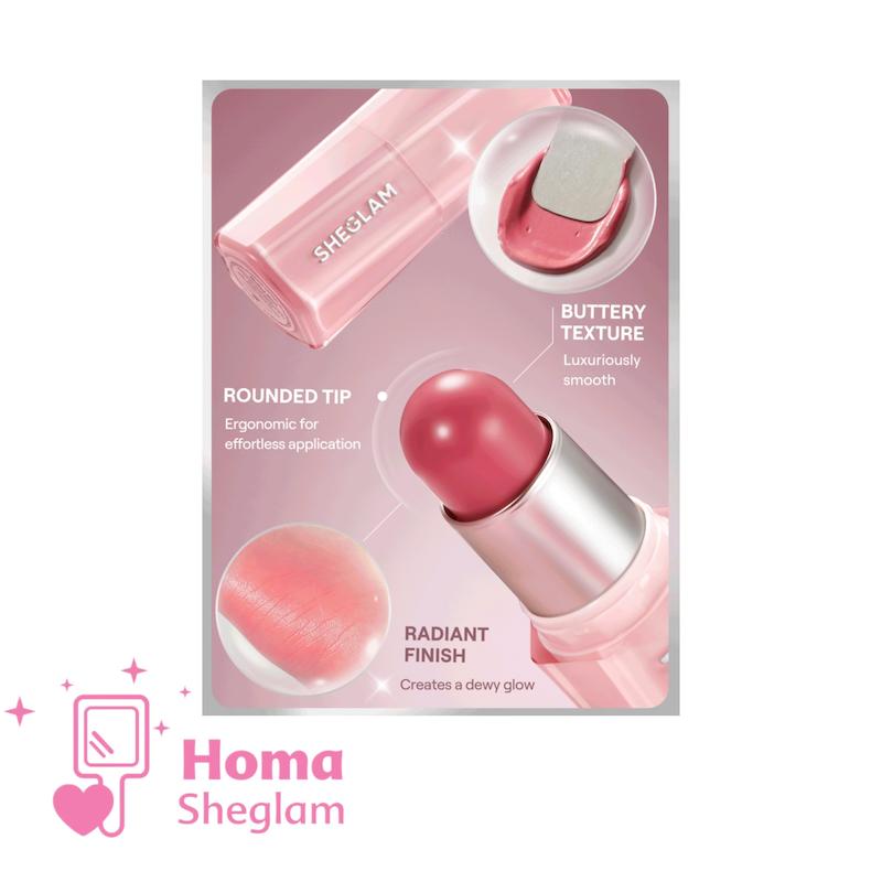 رژگونه استیکی کرمی شیگلم مدل Buttery Bliss رنگ Hush Hush