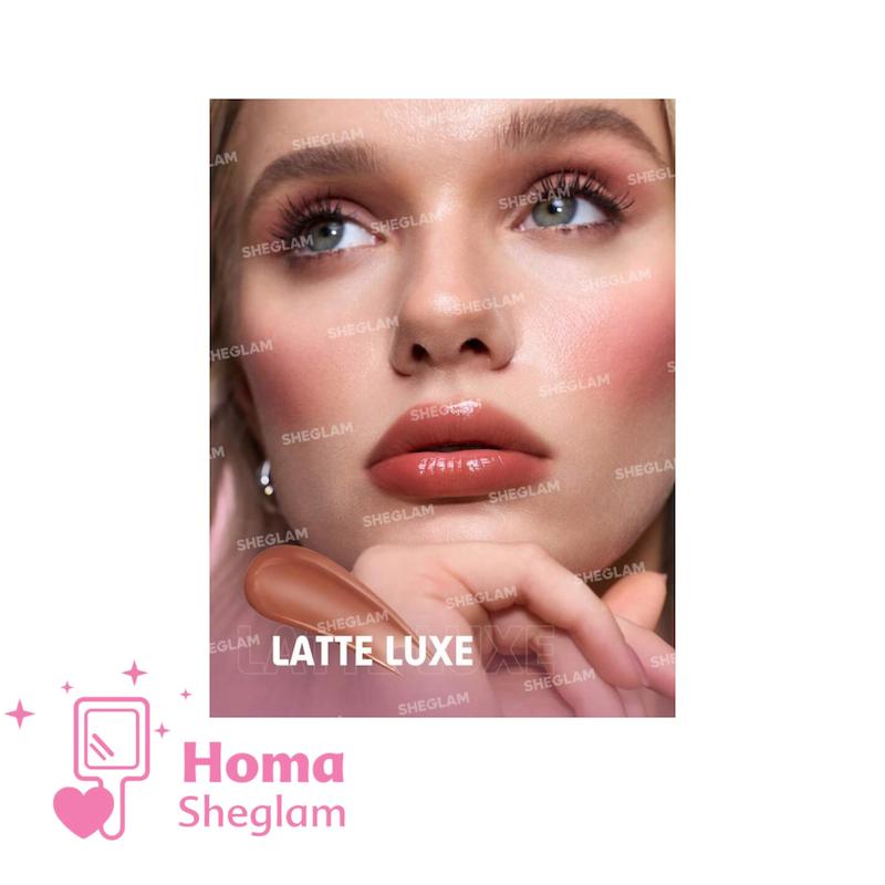 لیپ پلامپر حجم دهنده لب سر فلزی شیگلم مدل bold booster رنگ Latte Luxe 