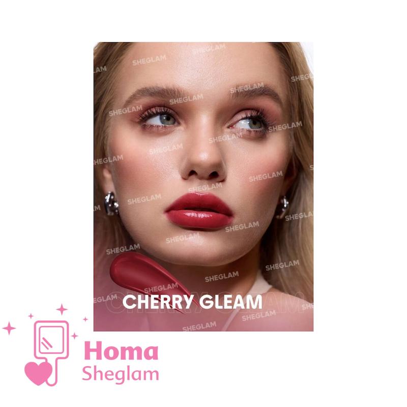 لیپ پلامپر حجم دهنده لب سر فلزی شیگلم مدل bold booster رنگ Cherry Gleam 