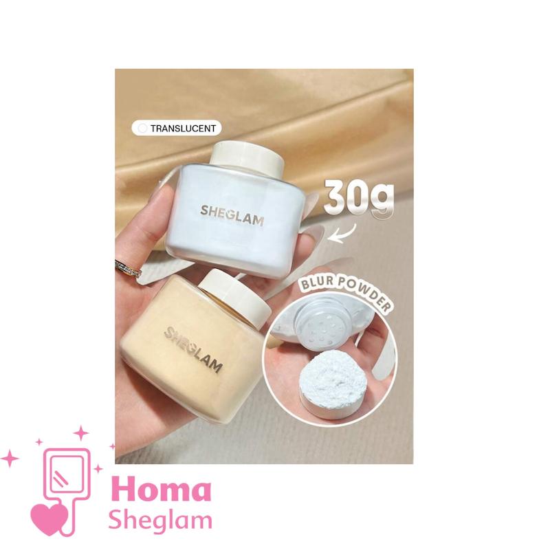  پودر فیکس شل بلوری شیگلم رنگtranslucent