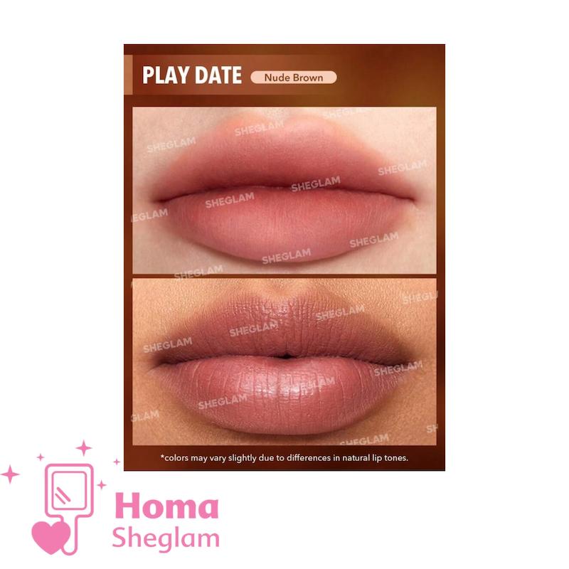 رژلب مایع مات ضدآب مدل محو تار شیگلم Soft Haze lip Blur رنگ Play Date 