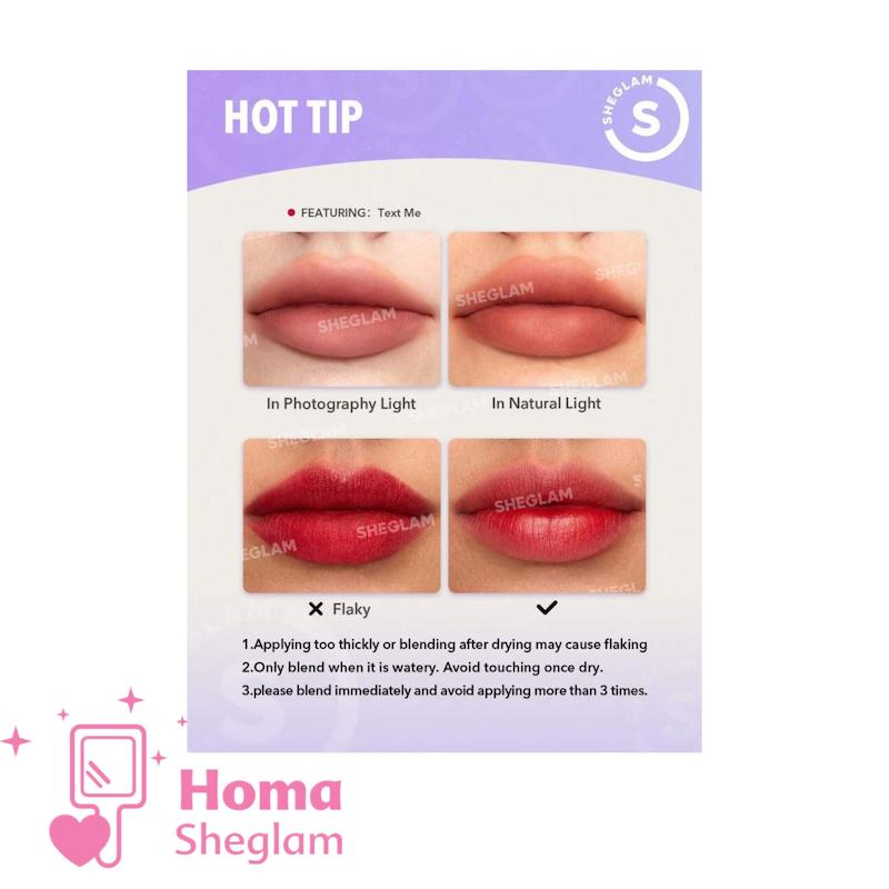 رژلب مایع مات ضدآب مدل محو تار شیگلم Soft Haze lip Blur رنگ Play Date 