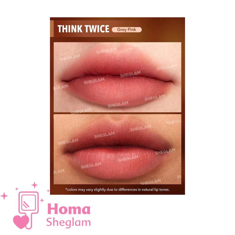 رژلب مایع مات ضدآب مدل محو تار شیگلم Soft Haze lip Blur رنگ Think Twice