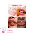 لیپ گلاس و مربای لب جیبی آبرسان شیگلم رنگ Apricot pop مدل Jelly Pocket Lip Jam