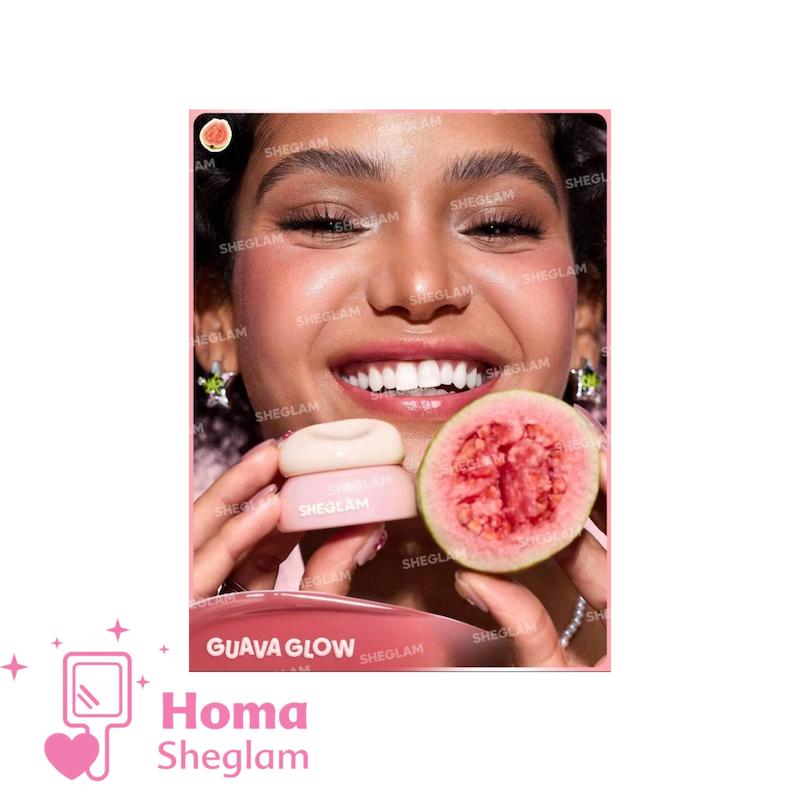 لیپ گلاس و مربای لب جیبی آبرسان شیگلم رنگ Guava Glow مدل Jelly Pocket Lip Jam
