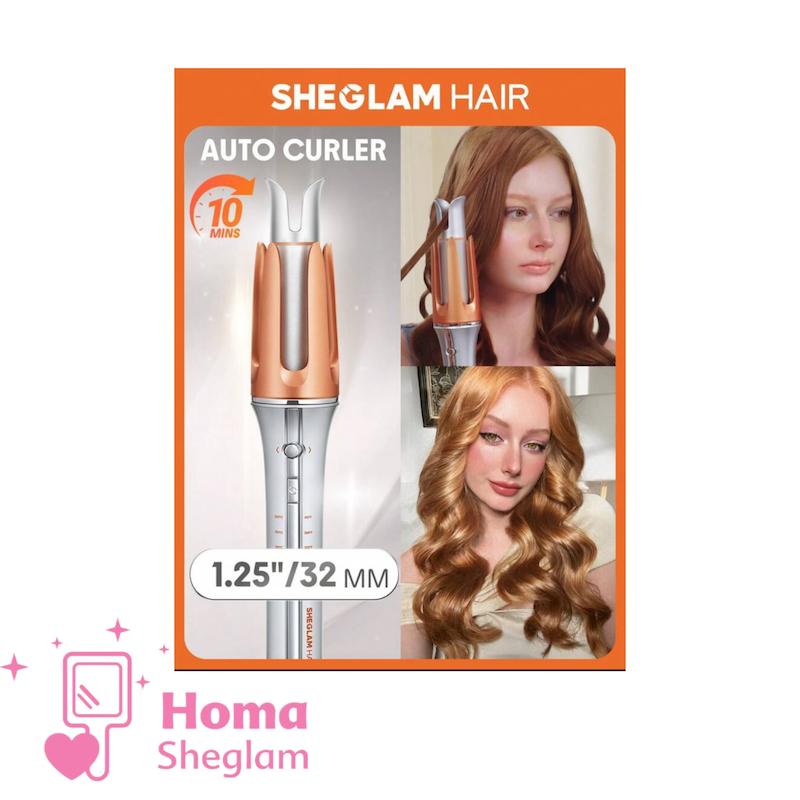 دستگاه کرلی مو شیگلم اتوماتیک مو سایز درشت 32mm