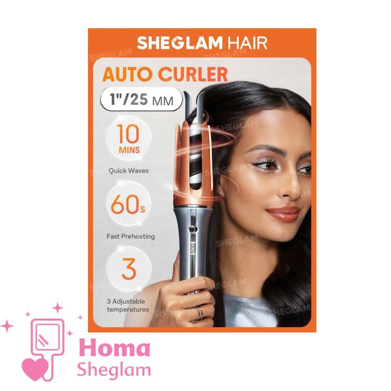 دستگاه کرلی شیگلم اتوماتیک مو سایز کوچک 25mm