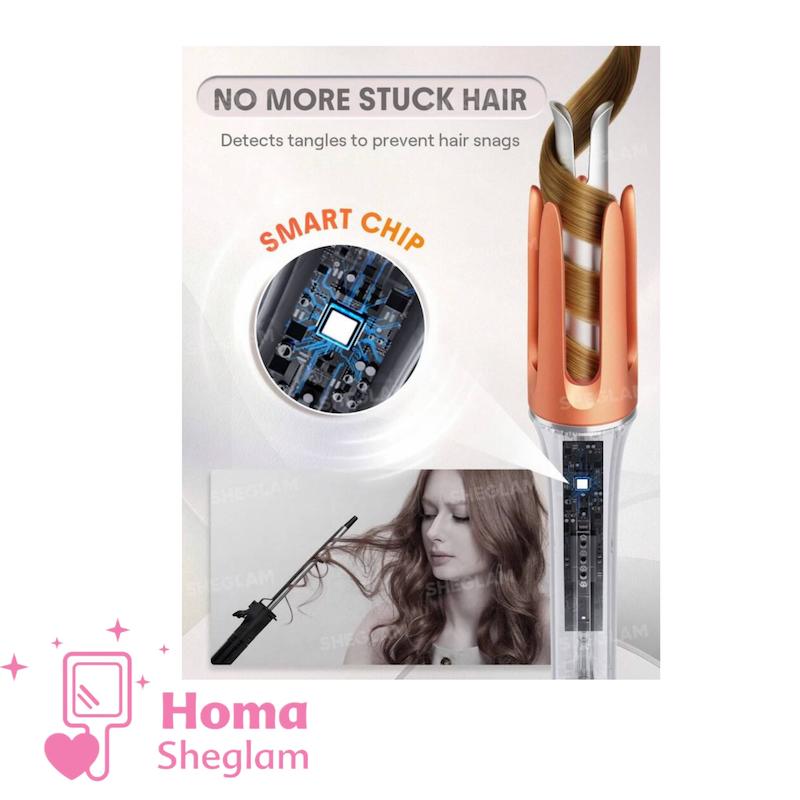 دستگاه کرلی شیگلم اتوماتیک مو سایز کوچک 25mm