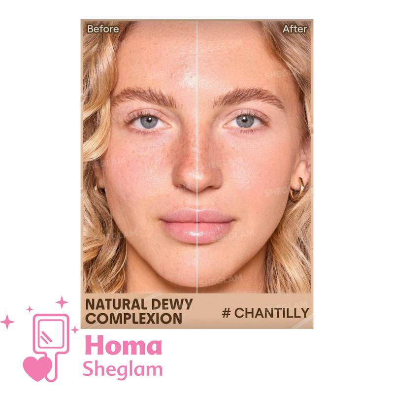 تینت پوست کرم پودری شیگلم  رنگ Chantilly مدل Dew Done 