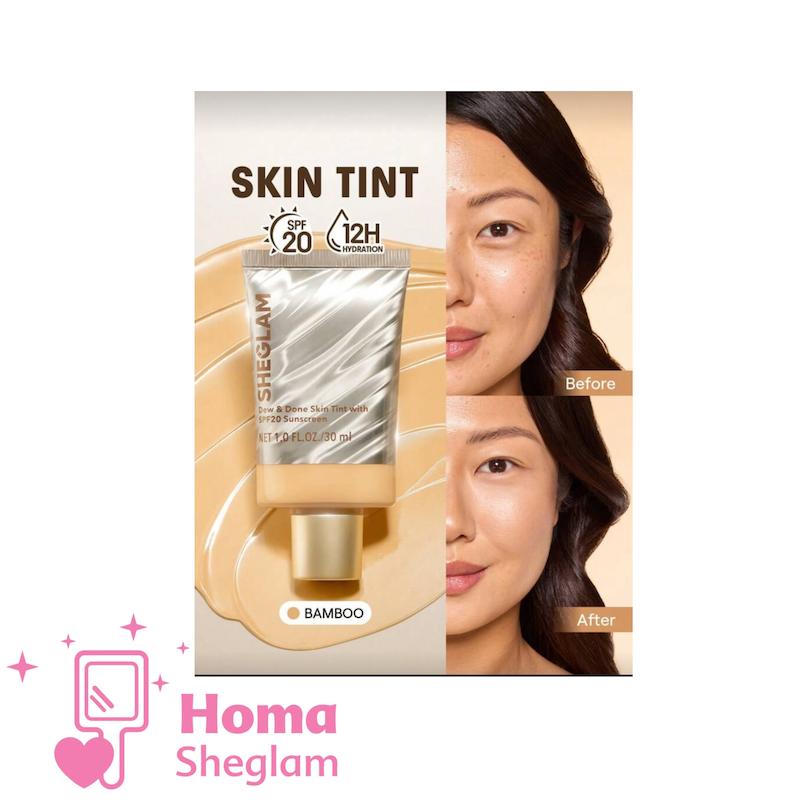 تینت پوست کرم پودری شیگلم  رنگ Bamboo مدل Dew Done 
