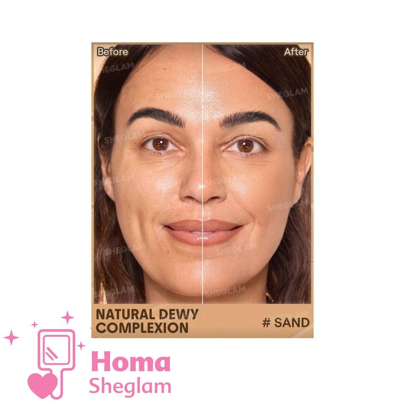 تینت پوست کرم پودری شیگلم  رنگ Sand  مدل Dew Done 