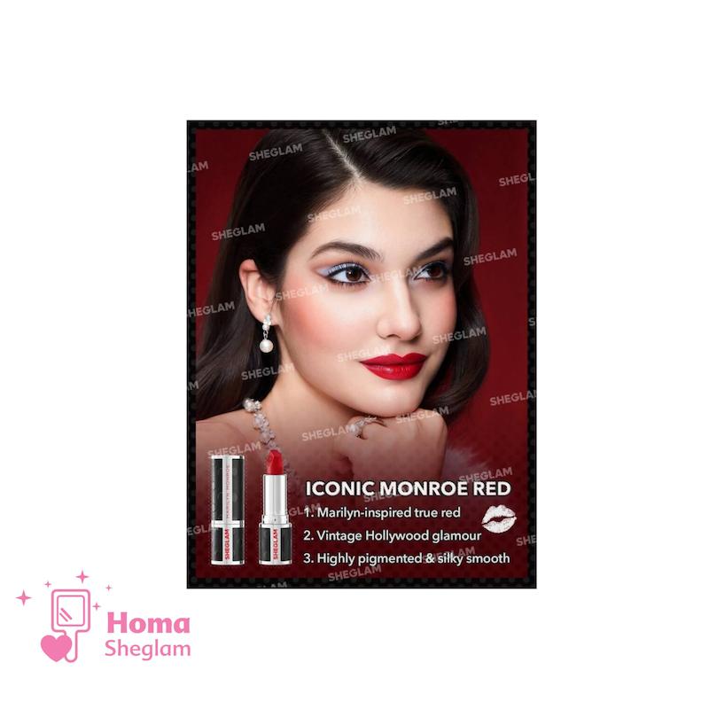 رژلب جامد شیگلم مدل مرلین مونرو MARILYN MONROE LIPSTICK-XOXO  