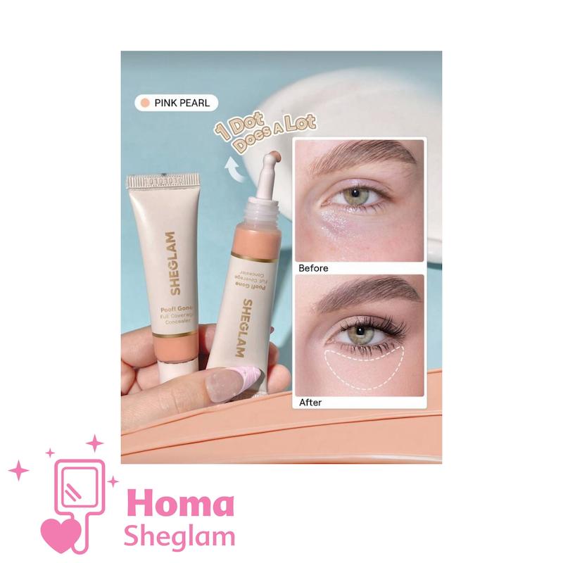 کانسیلر فول کاور شیگلم رنگ Pink Pearl مدل Poof Gone