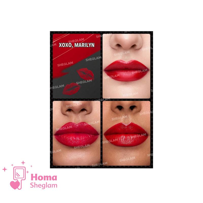 رژلب جامد شیگلم مدل مرلین مونرو MARILYN MONROE LIPSTICK-XOXO  