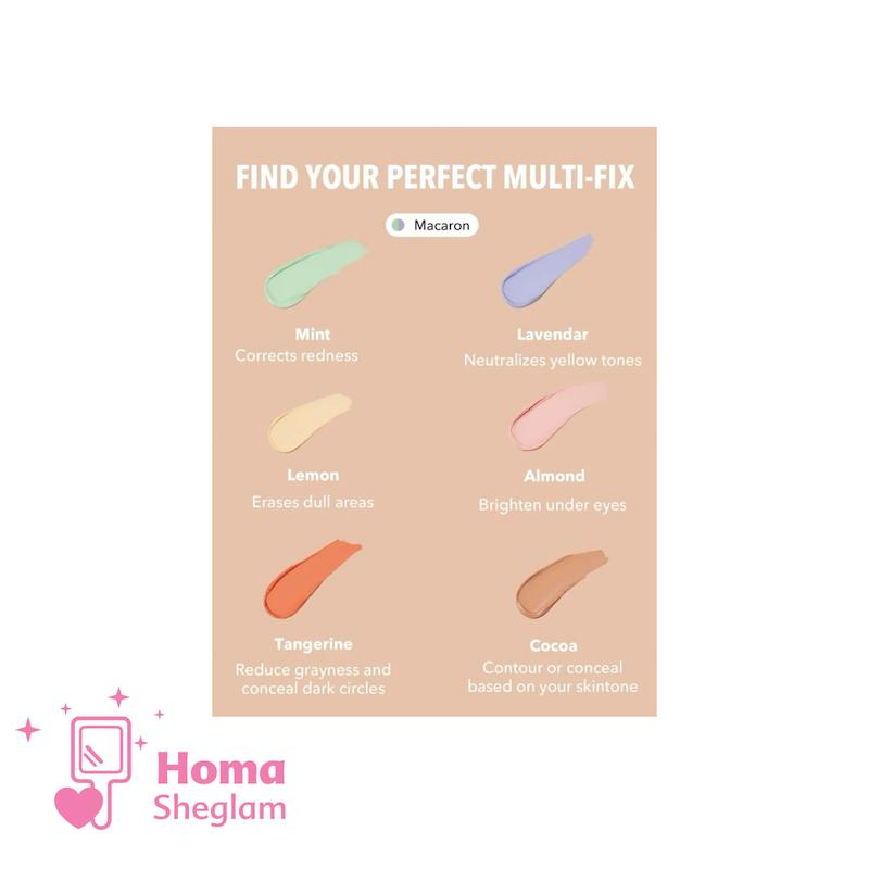 پالت کانسیلر شیگلم multi fix مدل Macaron