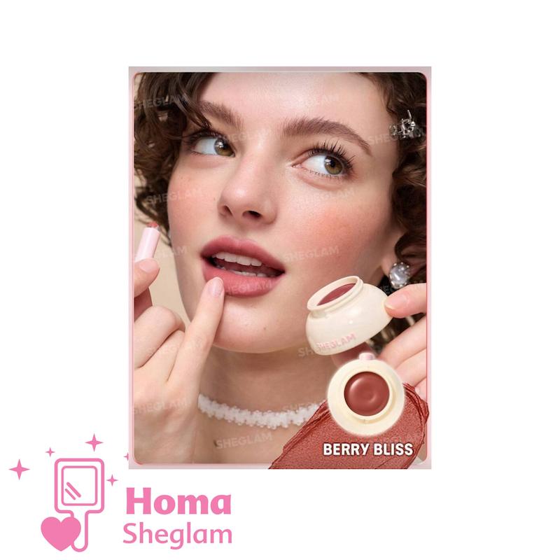 رژلب کاسه ای جیبی شیگلم مدل Bounce Putty رنگ  Berry Belis