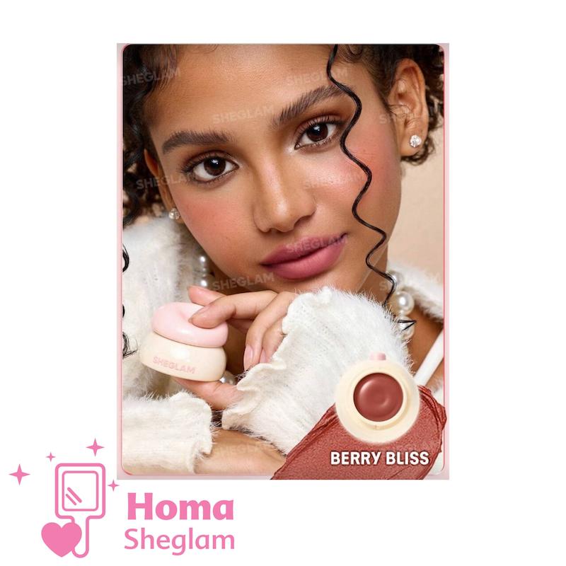 رژلب کاسه ای جیبی شیگلم مدل Bounce Putty رنگ  Berry Belis