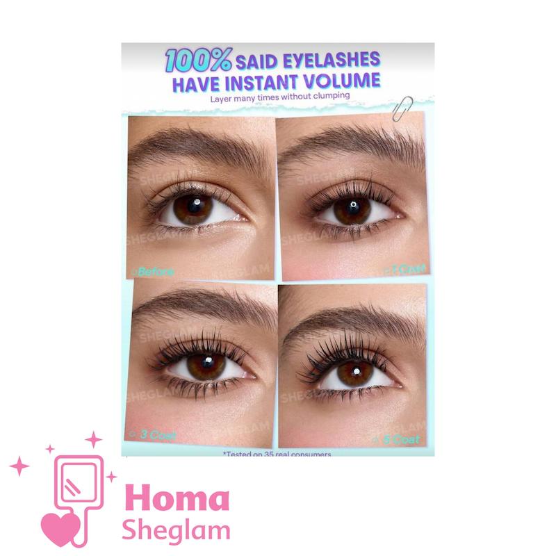 ریمل حجم دهنده و بلند کننده شیگلم مدل Lashlighter Mega Boost