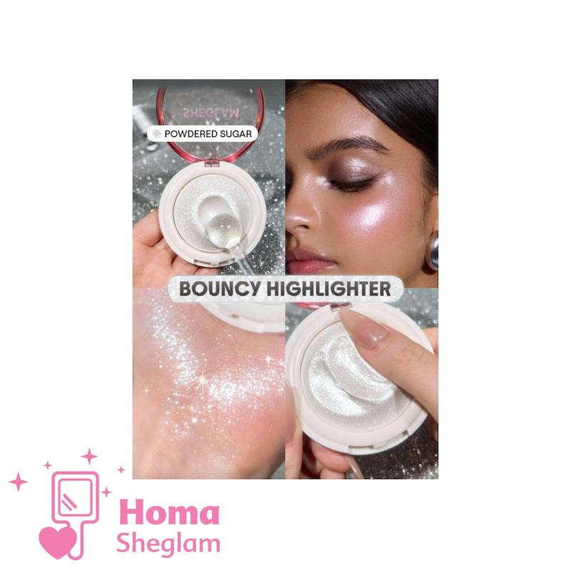 هایلایتر شیگلم مدل آدامسی Glowchi Bouncy رنگ Powdered Sugar