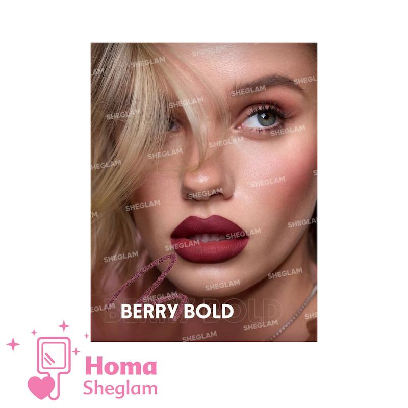 خط لب حجم دهنده شیگلم رنگ Berry bold