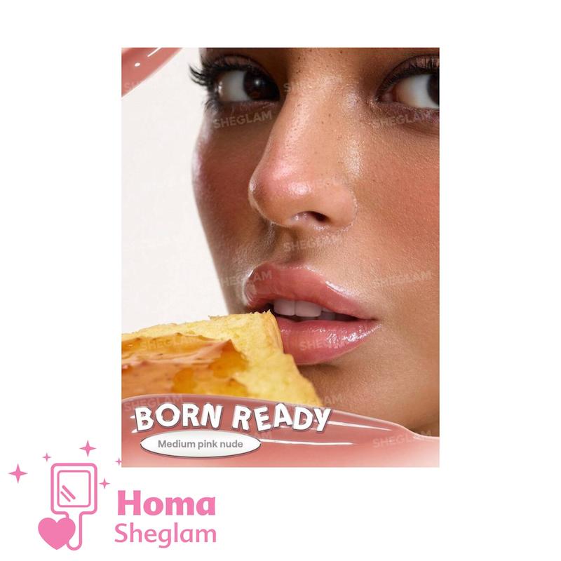لیپ گلاس شیشه‌ای ۱۲ ساعته شیگلم رنگ Born Ready 