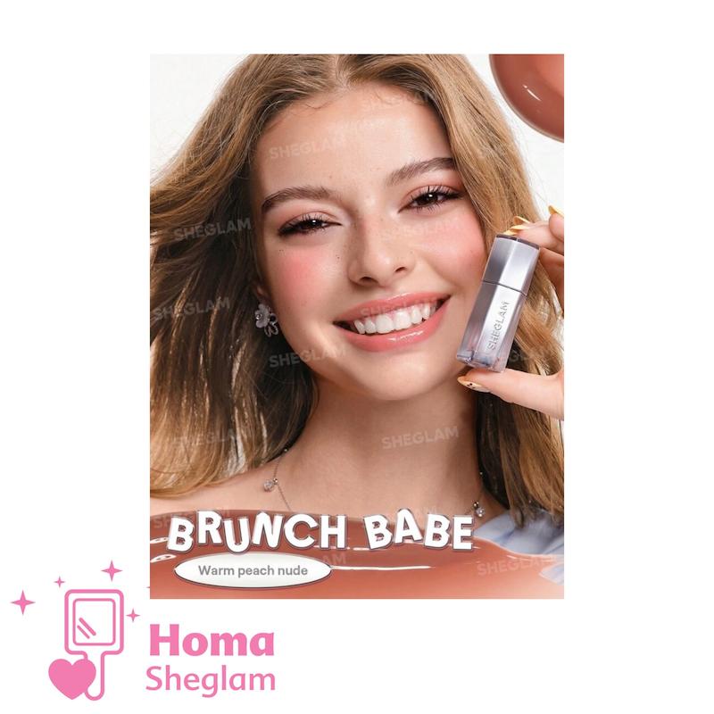 لیپ گلاس شیشه‌ای ۱۲ ساعته شیگلم رنگ Brunch Babe 