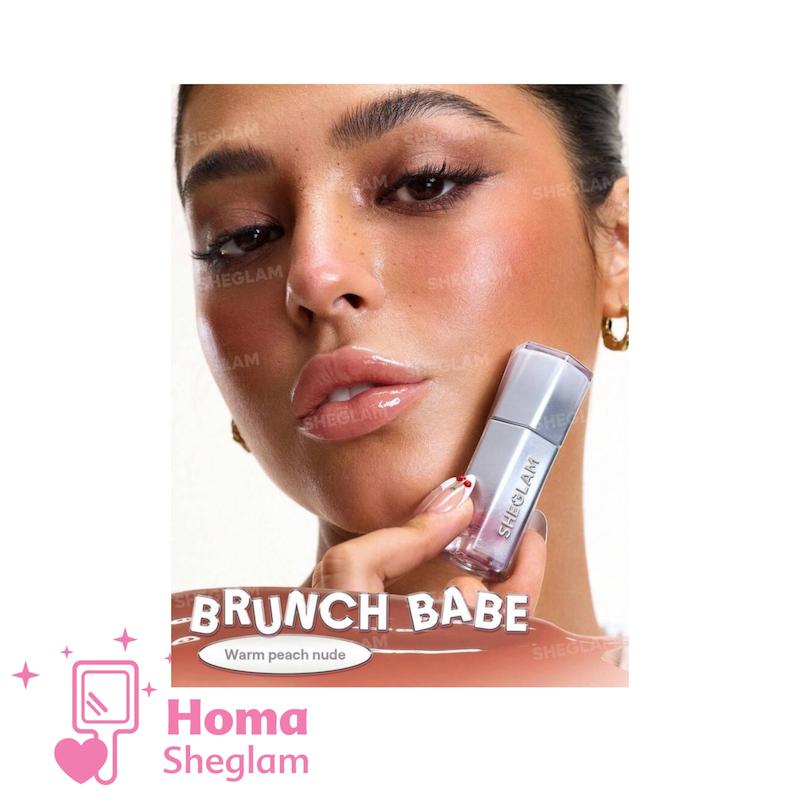 لیپ گلاس شیشه‌ای ۱۲ ساعته شیگلم رنگ Brunch Babe 