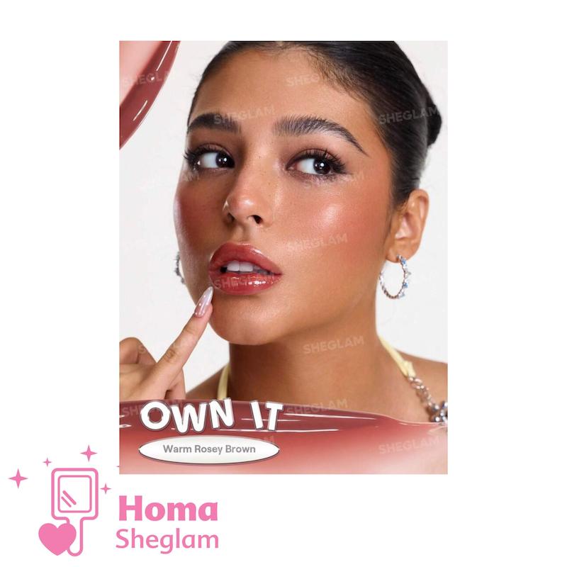 لیپ گلاس شیشه‌ای ۱۲ ساعته شیگلم رنگ Own it 