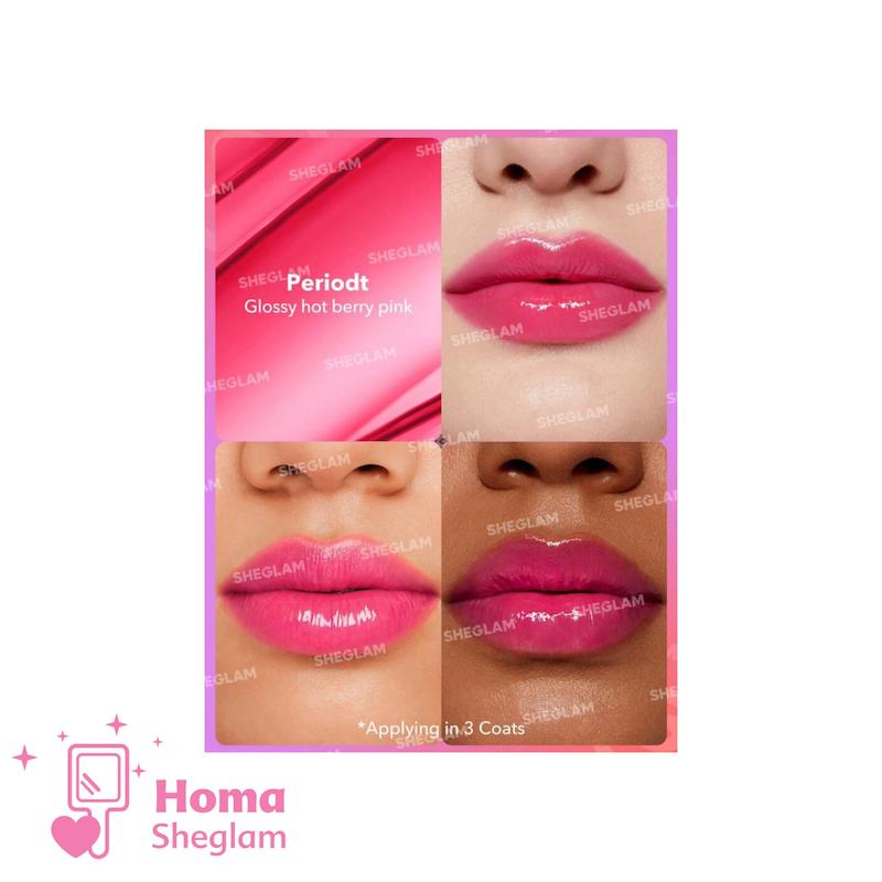  رژلب براق شیگلم مدل Mirror kiss رنگ Periodt