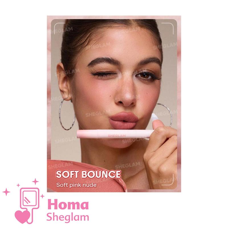 رژ لب مخملی مارشمالو شیگلم رنگ Soft Bounce