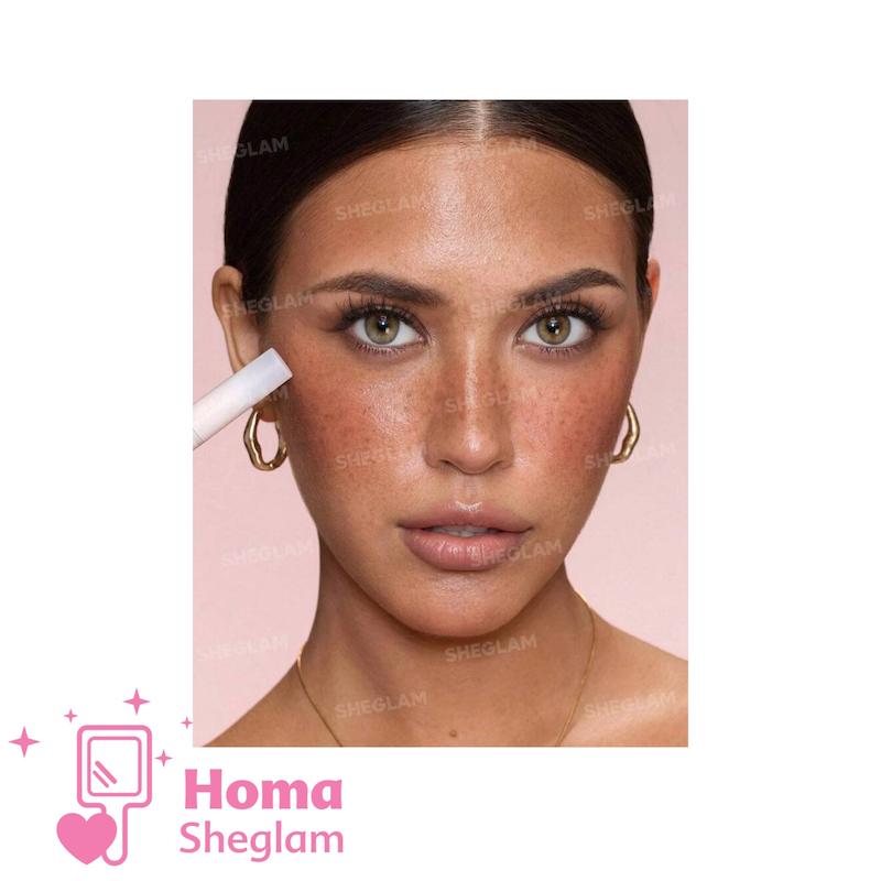 رژگونه مایع و قلم کک‌ومک شیگلم رنگ Hush Hush  مدل  SHEGLAM Sunspell Freckle & Flush Pen