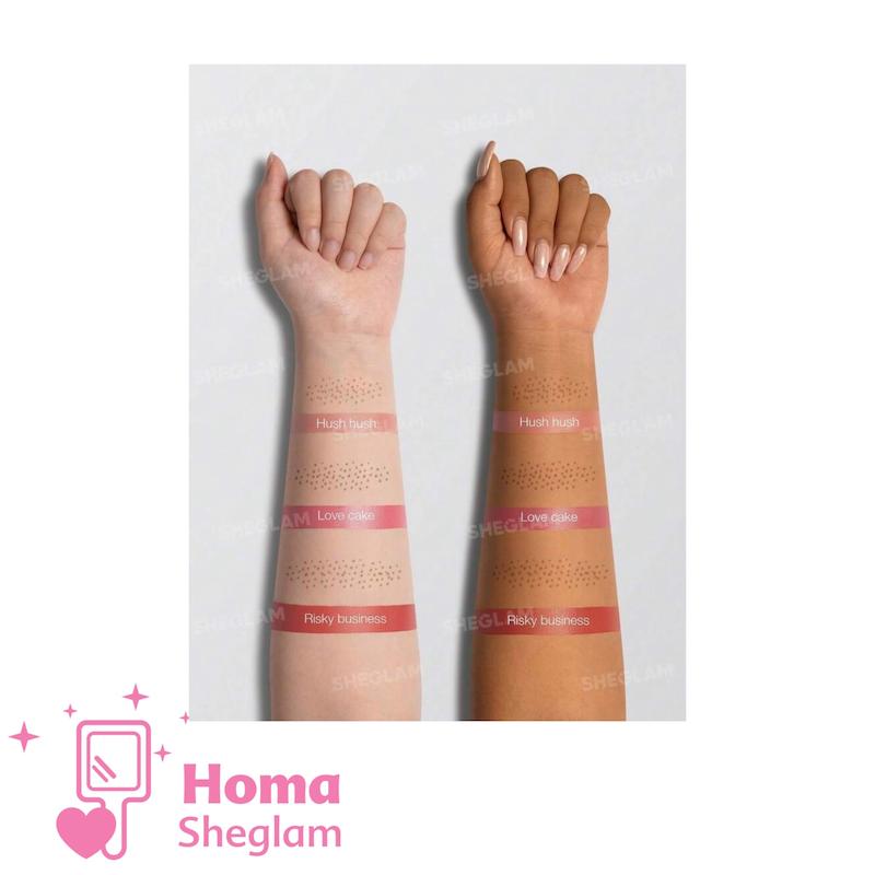 رژگونه مایع و قلم کک‌ومک شیگلم رنگ Love Cake  مدل  SHEGLAM Sunspell Freckle & Flush Pen