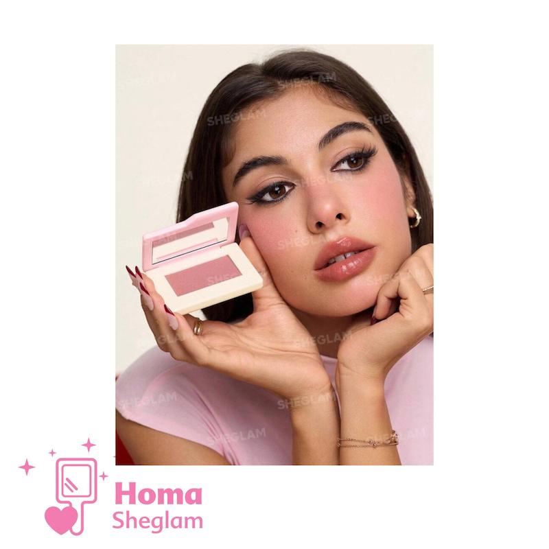 رژگونه مخملی پودری شیگلم رنگ Whipped fig مدل Dream Touch Blush | ماندگاری بالا