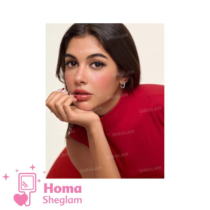 رژگونه مخملی پودری شیگلم رنگ Heart Eyes مدل Dream Touch Blush | ماندگاری بالا