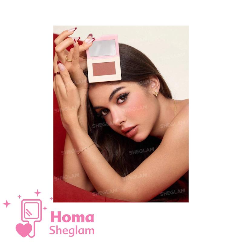 رژگونه مخملی پودری شیگلم رنگ Hush Hush مدل Dream Touch Blush | ماندگاری بالا