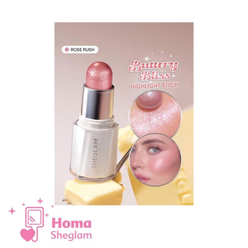 هایلایتر استیکی شیگلم رنگ Rose Rush مدل Buttery Bliss Highlight Stick