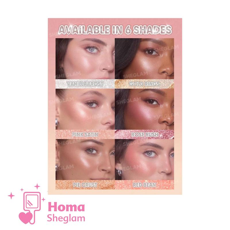 هایلایتر استیکی شیگلم رنگ Rose Rush مدل Buttery Bliss Highlight Stick